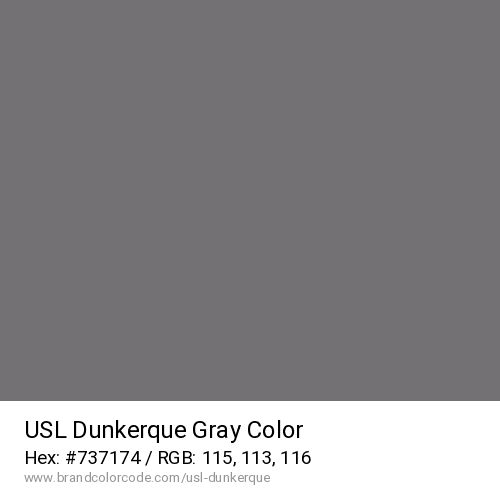 USL Dunkerque's Gray color solid image preview