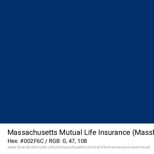 Massachusetts Mutual Life Insurance (MassMutual)'s Blue color solid image preview