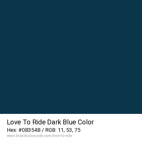 Love To Ride's Dark Blue color solid image preview