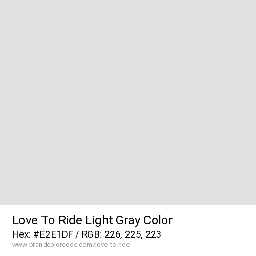 Love To Ride's Light Gray color solid image preview