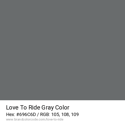 Love To Ride's Gray color solid image preview