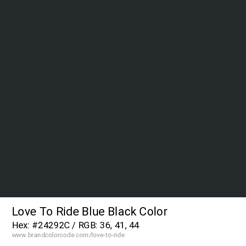 Love To Ride's Blue Black color solid image preview