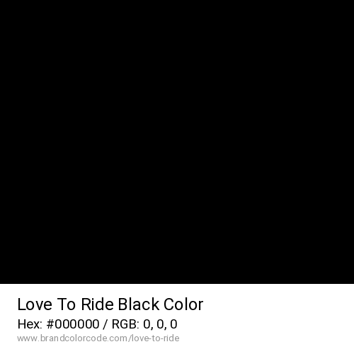 Love To Ride's Black color solid image preview