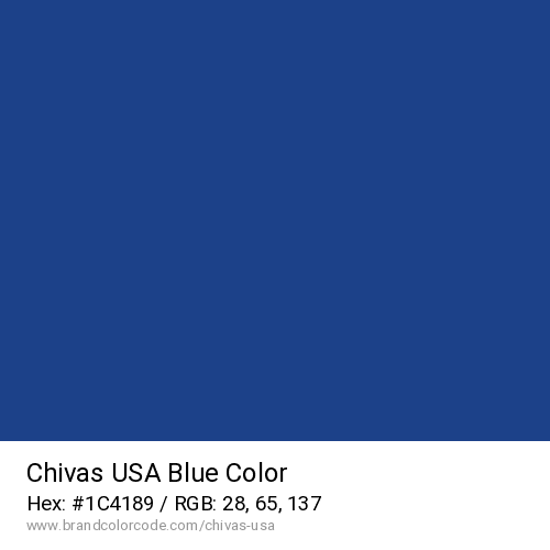 Chivas USA's Blue color solid image preview
