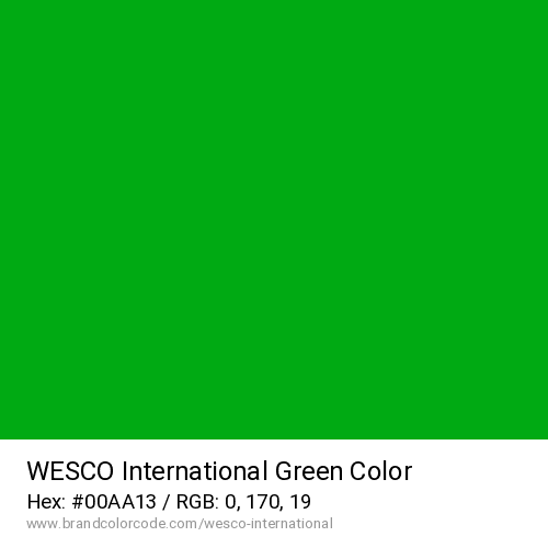 WESCO International's Green color solid image preview