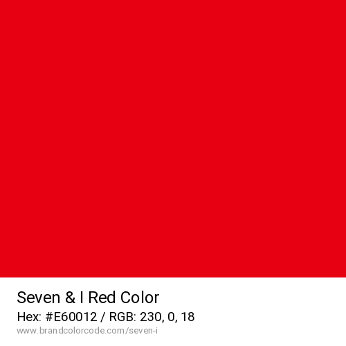 Seven & I's Red color solid image preview