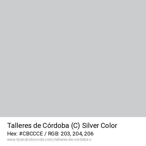 Talleres de Córdoba (C)'s Silver color solid image preview