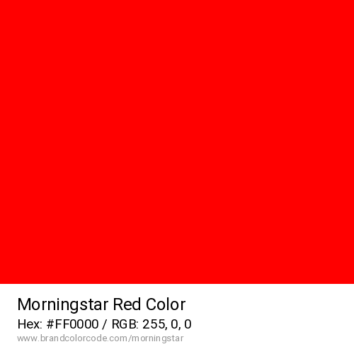 Morningstar's Red color solid image preview