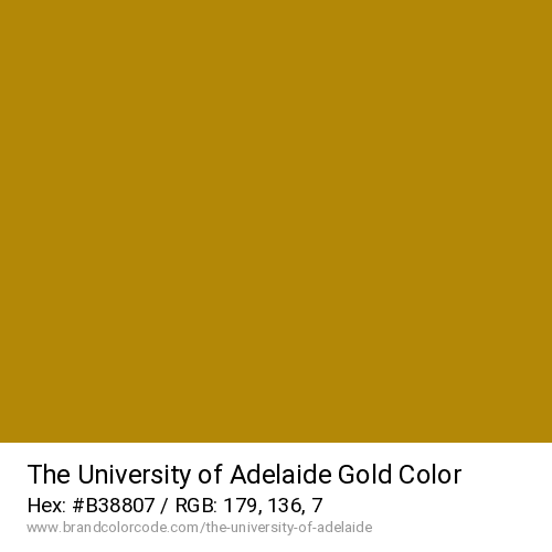 The University of Adelaide's Gold color solid image preview