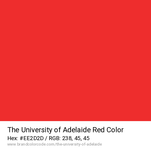 The University of Adelaide's Red color solid image preview