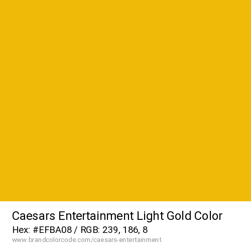 Caesars Entertainment's Light Gold color solid image preview