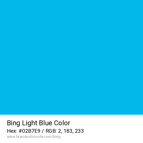 Bing's Light Blue color solid image preview