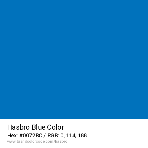 Hasbro's Blue color solid image preview