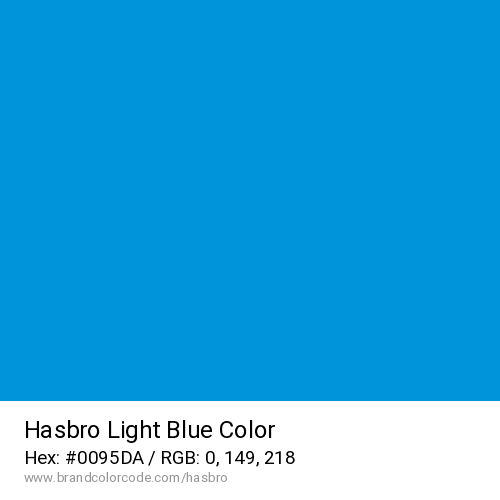 Hasbro's Light Blue color solid image preview