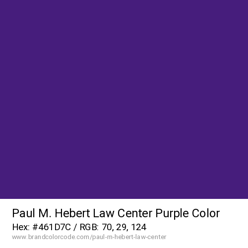 Paul M. Hebert Law Center's Purple color solid image preview