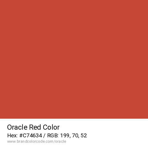 Oracle's Red color solid image preview