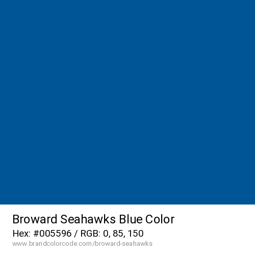 Broward Seahawks's Blue color solid image preview