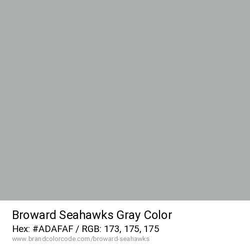 Broward Seahawks's Gray color solid image preview