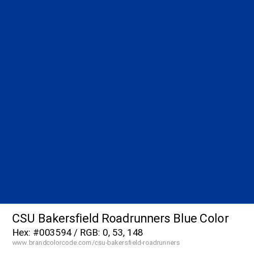 CSU Bakersfield Roadrunners's Blue color solid image preview