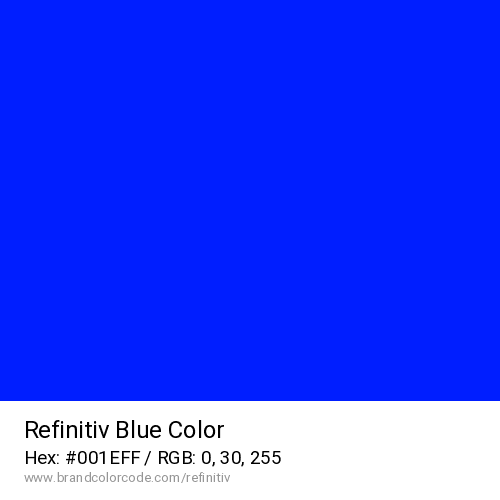 Refinitiv's Blue color solid image preview