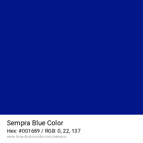 Sempra's Blue color solid image preview