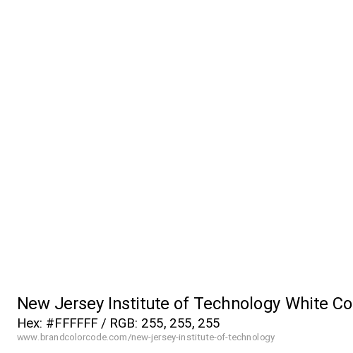 New Jersey Institute of Technology's White color solid image preview