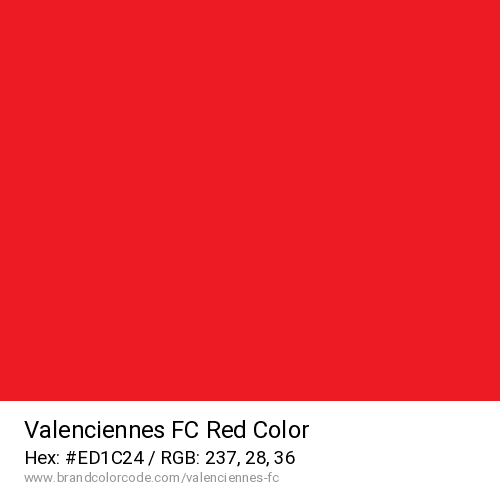 Valenciennes FC's Red color solid image preview