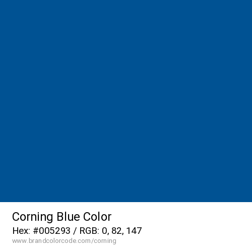Corning's Blue color solid image preview