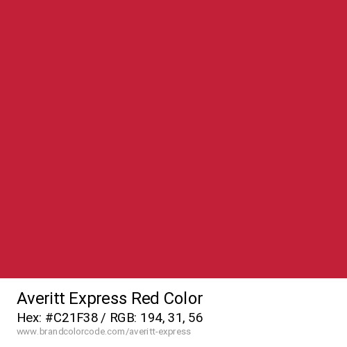 Averitt Express's Red color solid image preview
