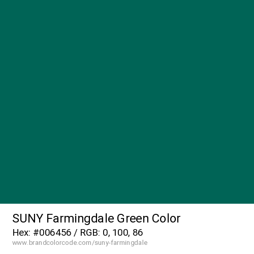SUNY Farmingdale's Green color solid image preview