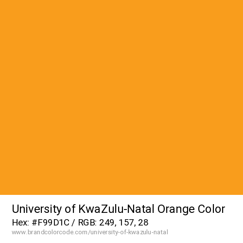 University of KwaZulu-Natal's Orange color solid image preview