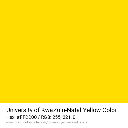 University of KwaZulu-Natal's Yellow color solid image preview