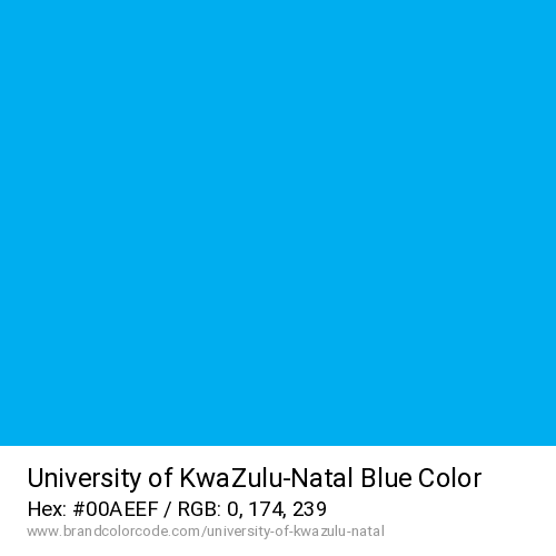 University of KwaZulu-Natal's Blue color solid image preview