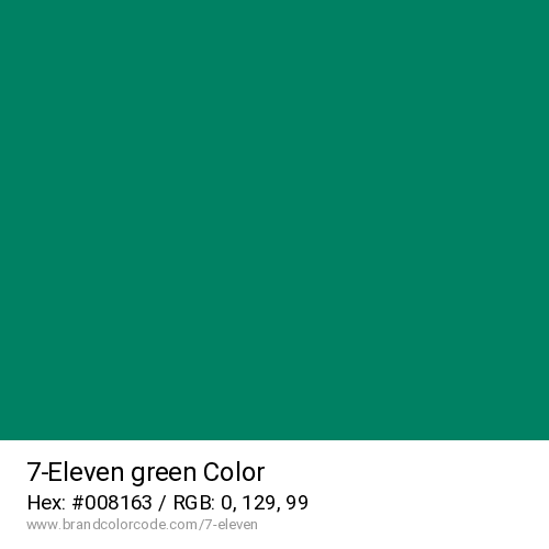 7-Eleven's Green color solid image preview