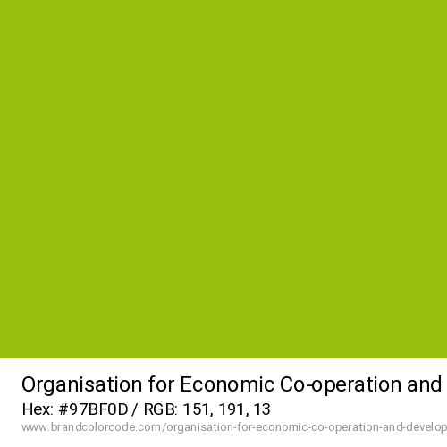 Organisation for Economic Co-operation and Development (OECD)'s Green color solid image preview