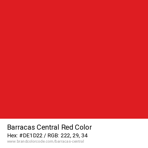 Barracas Central's Red color solid image preview