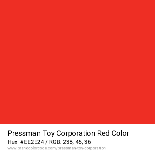 Pressman Toy Corporation's Red color solid image preview