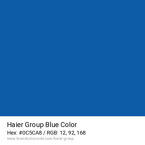 Haier Group's Blue color solid image preview