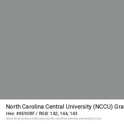 North Carolina Central University (NCCU)'s Gray color solid image preview