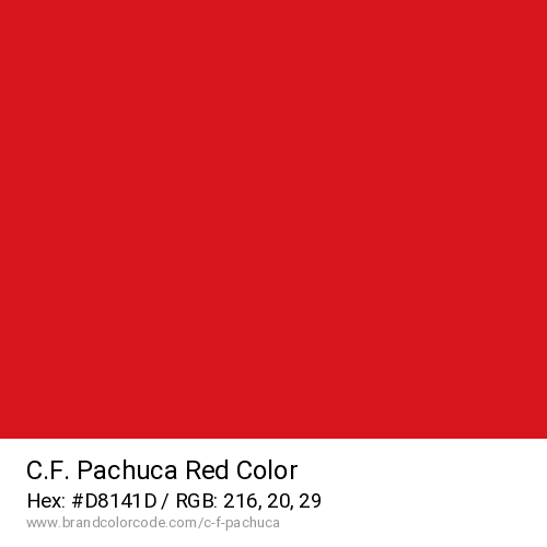 C.F. Pachuca's Red color solid image preview