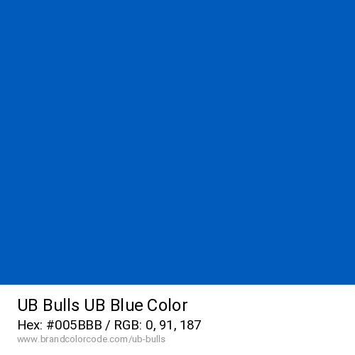 UB Bulls's UB Blue color solid image preview