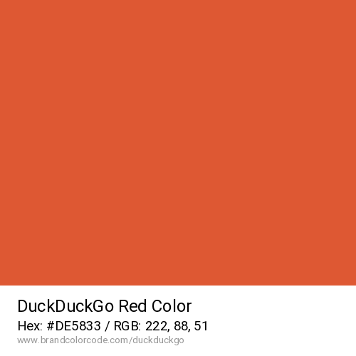 DuckDuckGo's Red color solid image preview