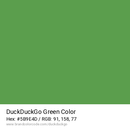 DuckDuckGo's Green color solid image preview