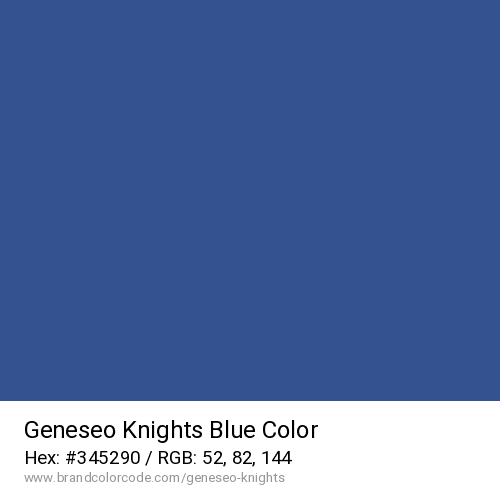 Geneseo Knights's Blue color solid image preview