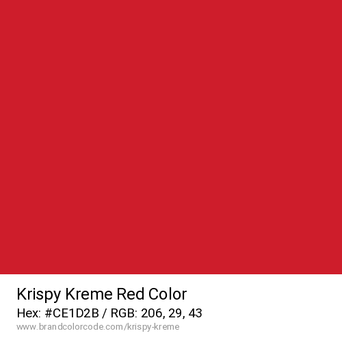 Krispy Kreme's Red color solid image preview