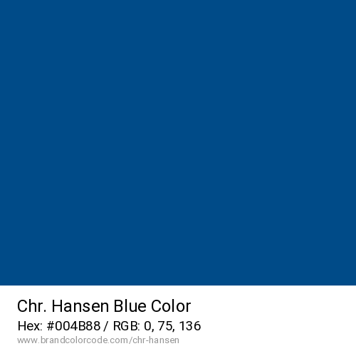 Chr. Hansen's Blue color solid image preview