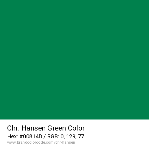 Chr. Hansen's Green color solid image preview