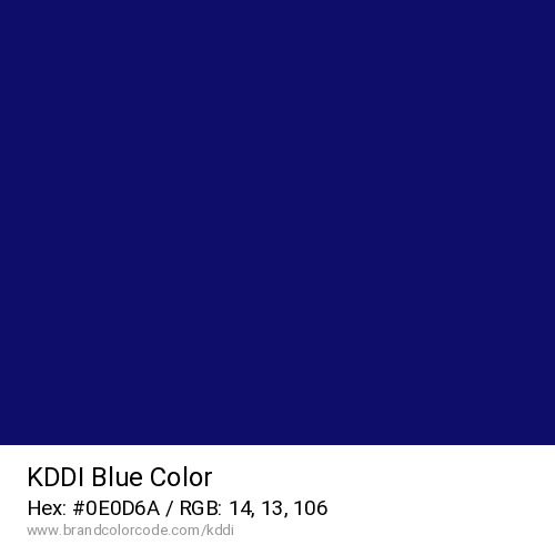 KDDI's Blue color solid image preview