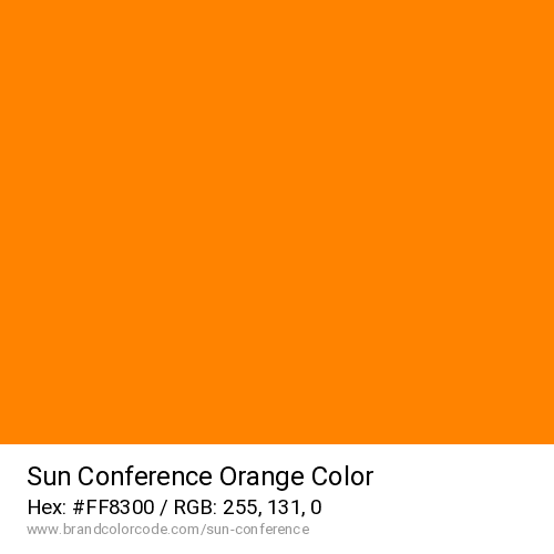 Sun Conference's Orange color solid image preview