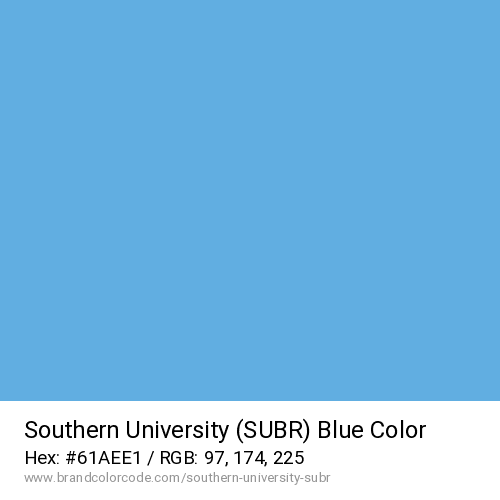 Southern University (SUBR)'s Blue color solid image preview